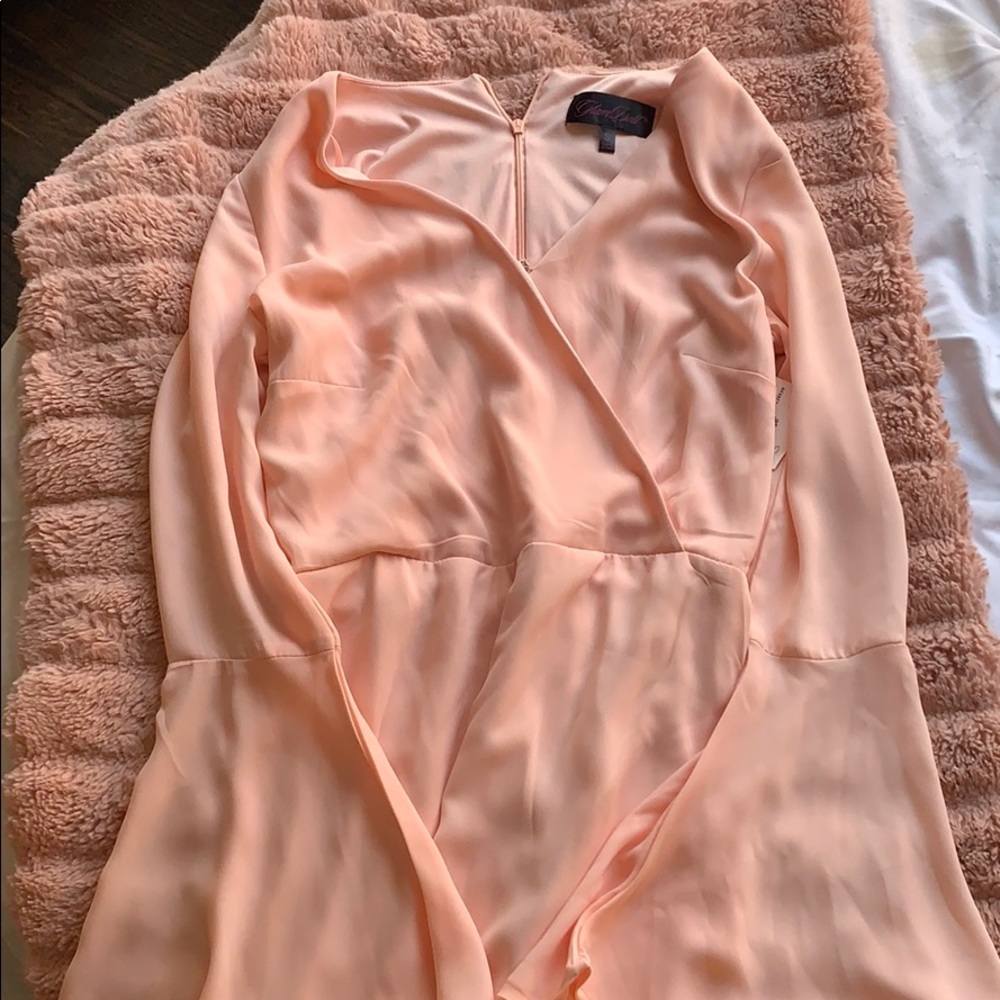 Bell sleeve romper